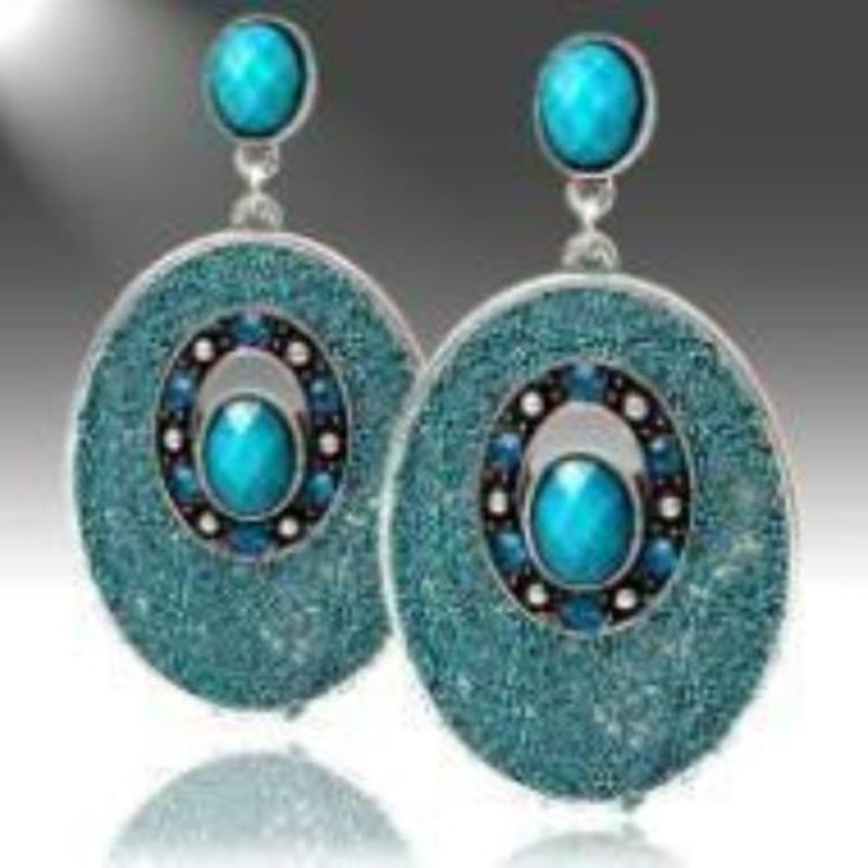 Tantalizing Teal Earrings