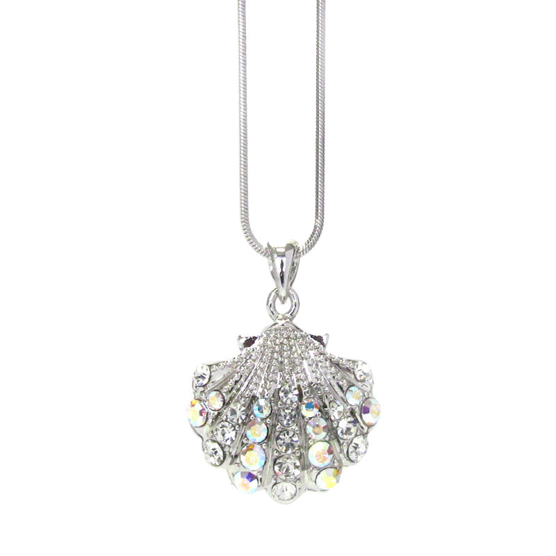 Beautiful Rhinestone Shell Necklace