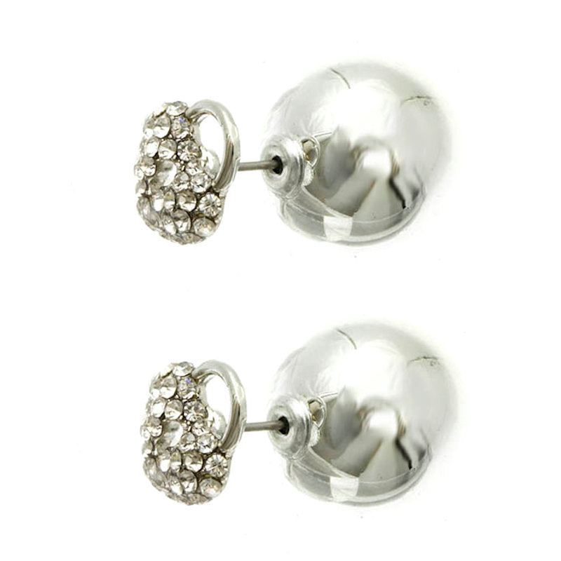 Heart Shaped Double-sided Earrings