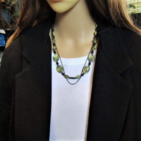 Enchanting Yellow Turquoise Tonight Necklace