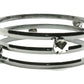 Exciting Triple Bangle Spike Bracelet