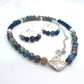 Fabulous Sea Blue Imperial Jasper Necklace Set