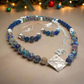 Fabulous Sea Blue Imperial Jasper Necklace Set