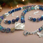 Fabulous Sea Blue Imperial Jasper Necklace Set