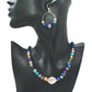 Fabulous Sea Blue Imperial Jasper Necklace Set