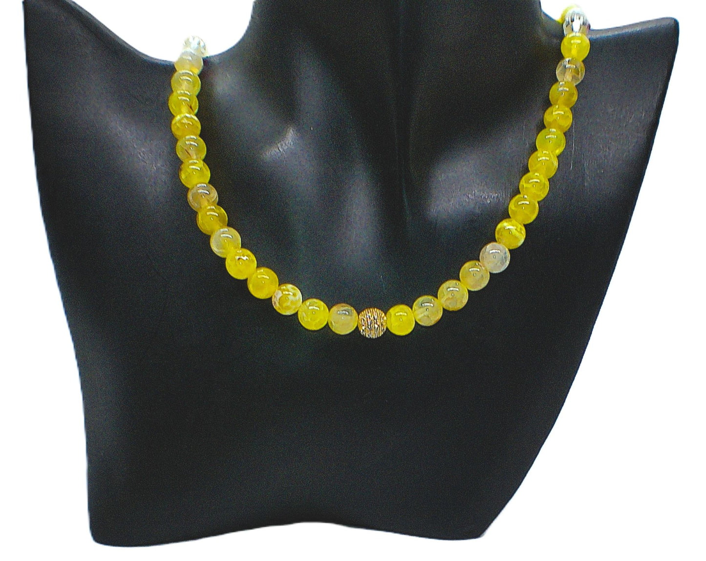 Fabulous Yellow Agates Necklace