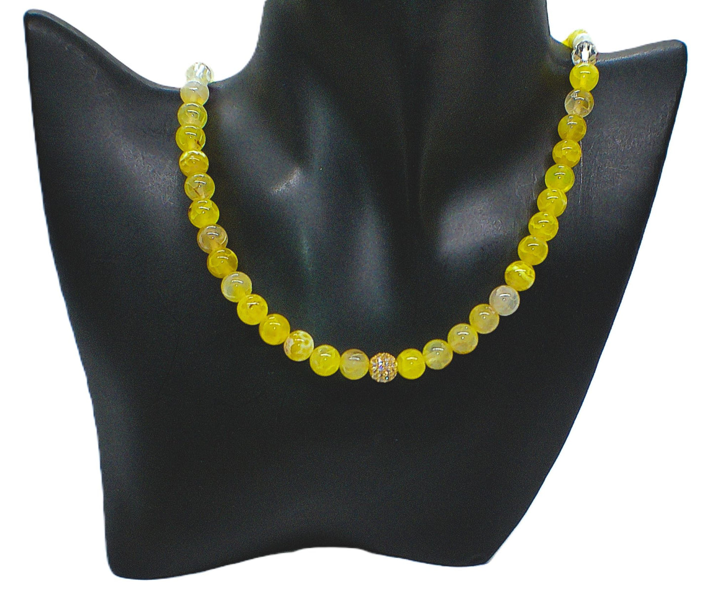 Fabulous Yellow Agates Necklace