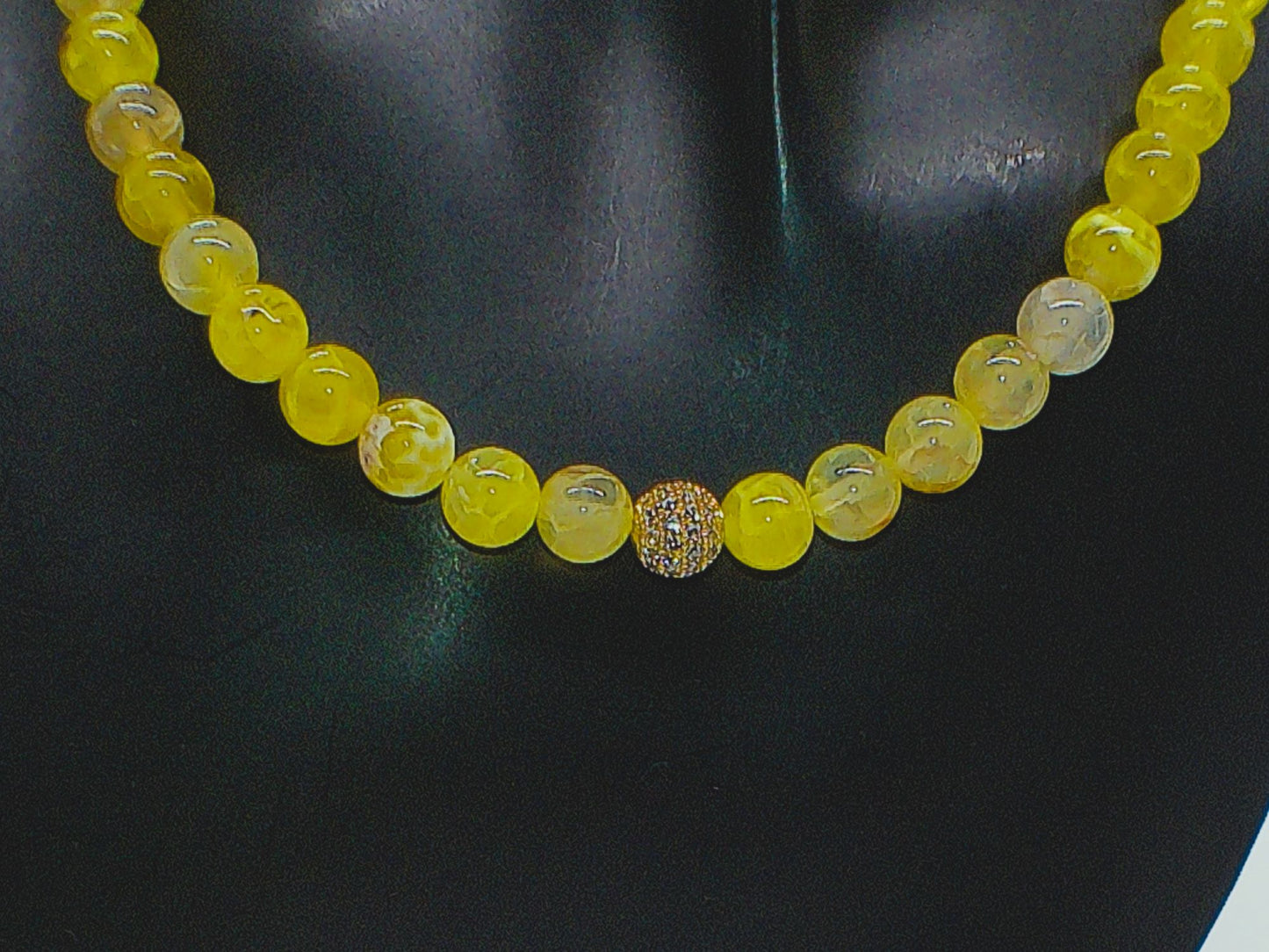 Fabulous Yellow Agates Necklace