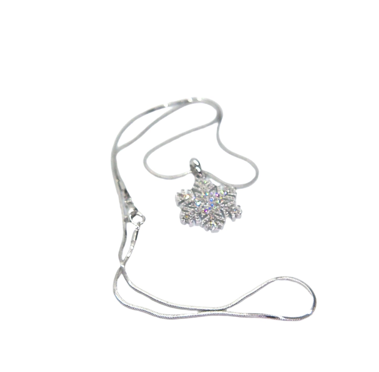 Stunning Crystal Snowflake Necklace