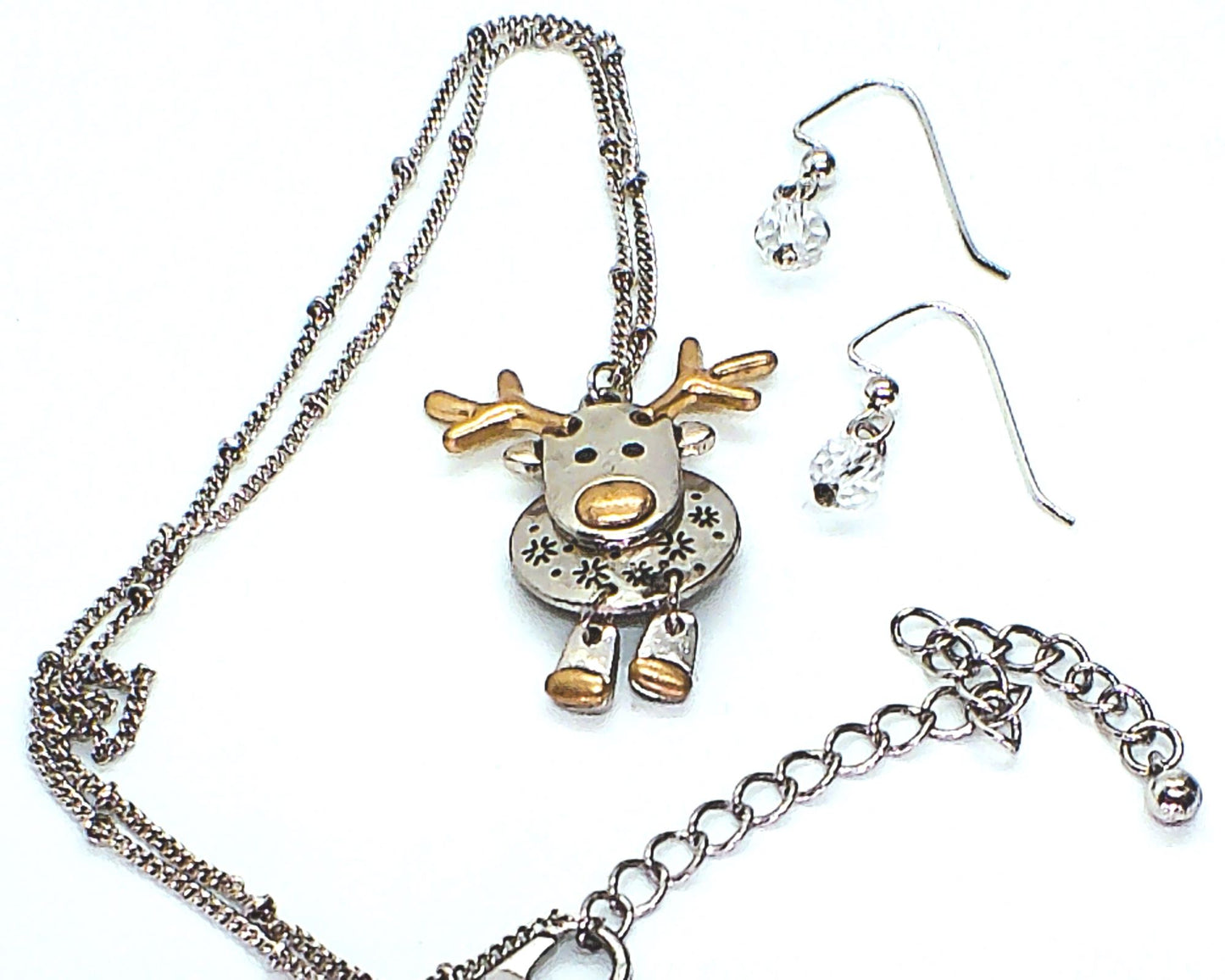 Rudolph the Reindeer Necklace Set