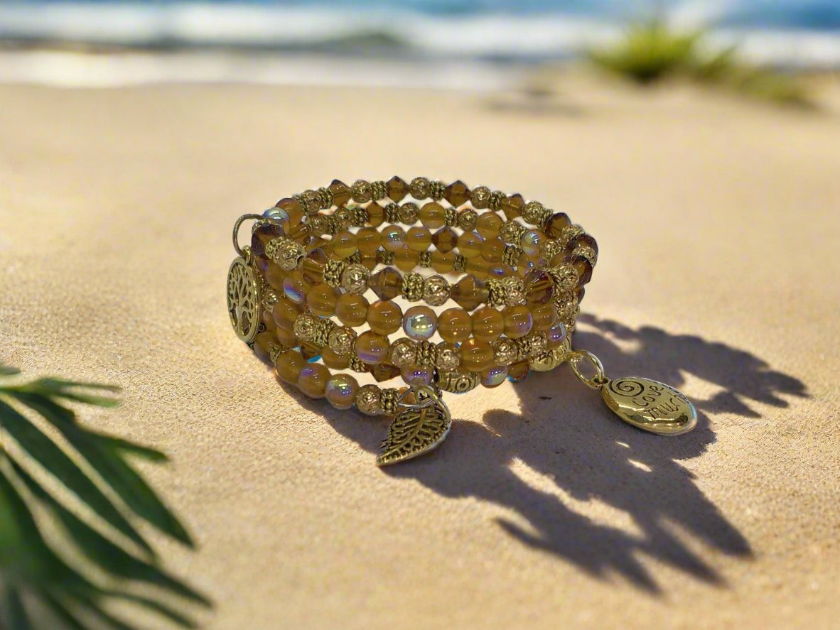 Lovely Sparkles of Brown Bracelet