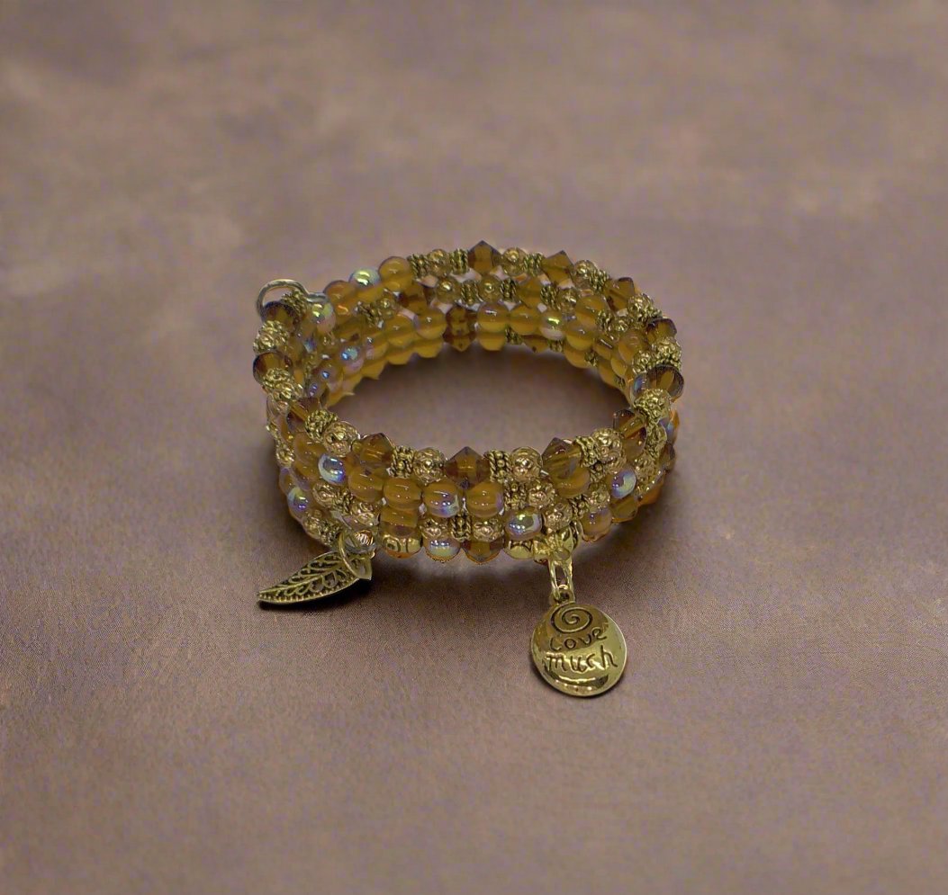 Lovely Sparkles of Brown Bracelet