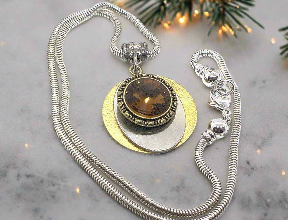 Smoky Topaz  Necklace