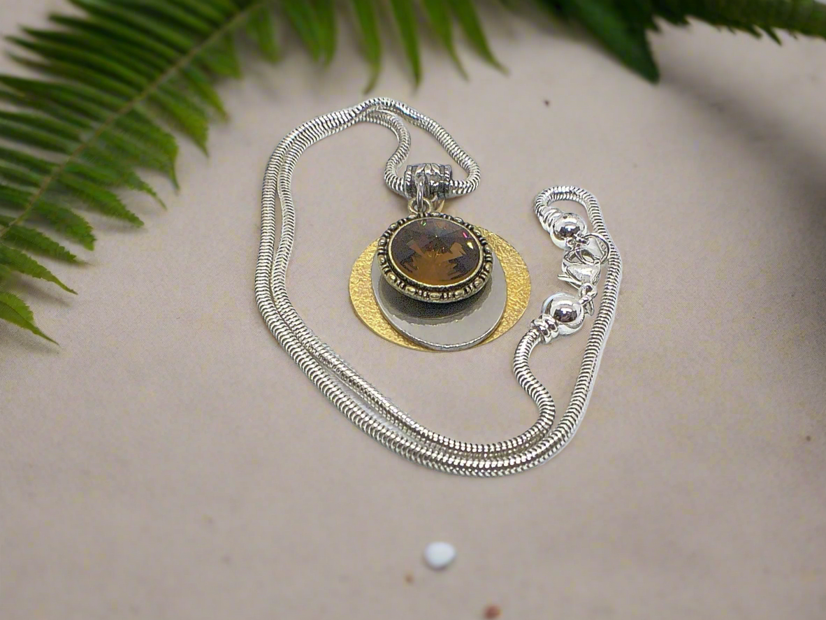 Smoky Topaz  Necklace