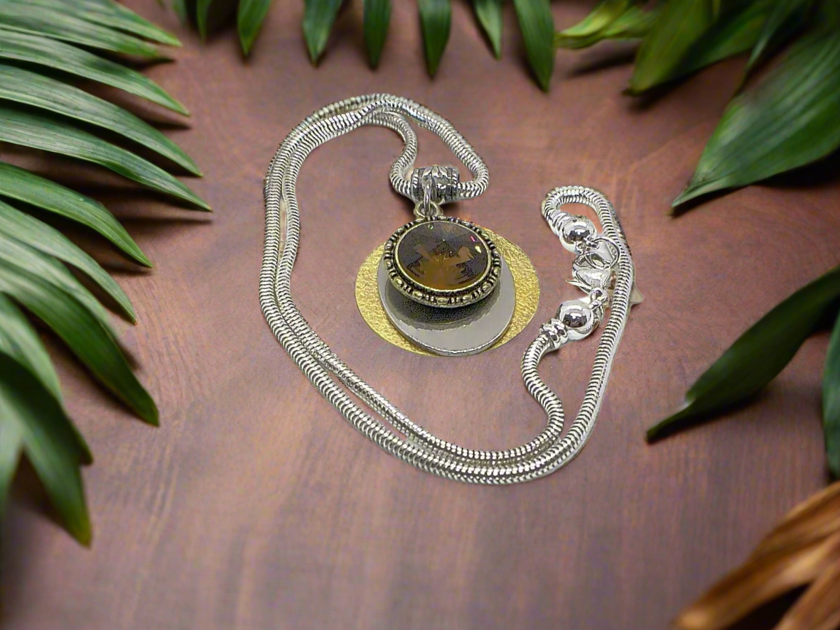 Smoky Topaz  Necklace