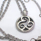 Triple Spiral Necklace