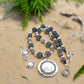 Stunning Silver and Black Necklace Set