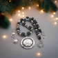 Stunning Silver and Black Necklace Set