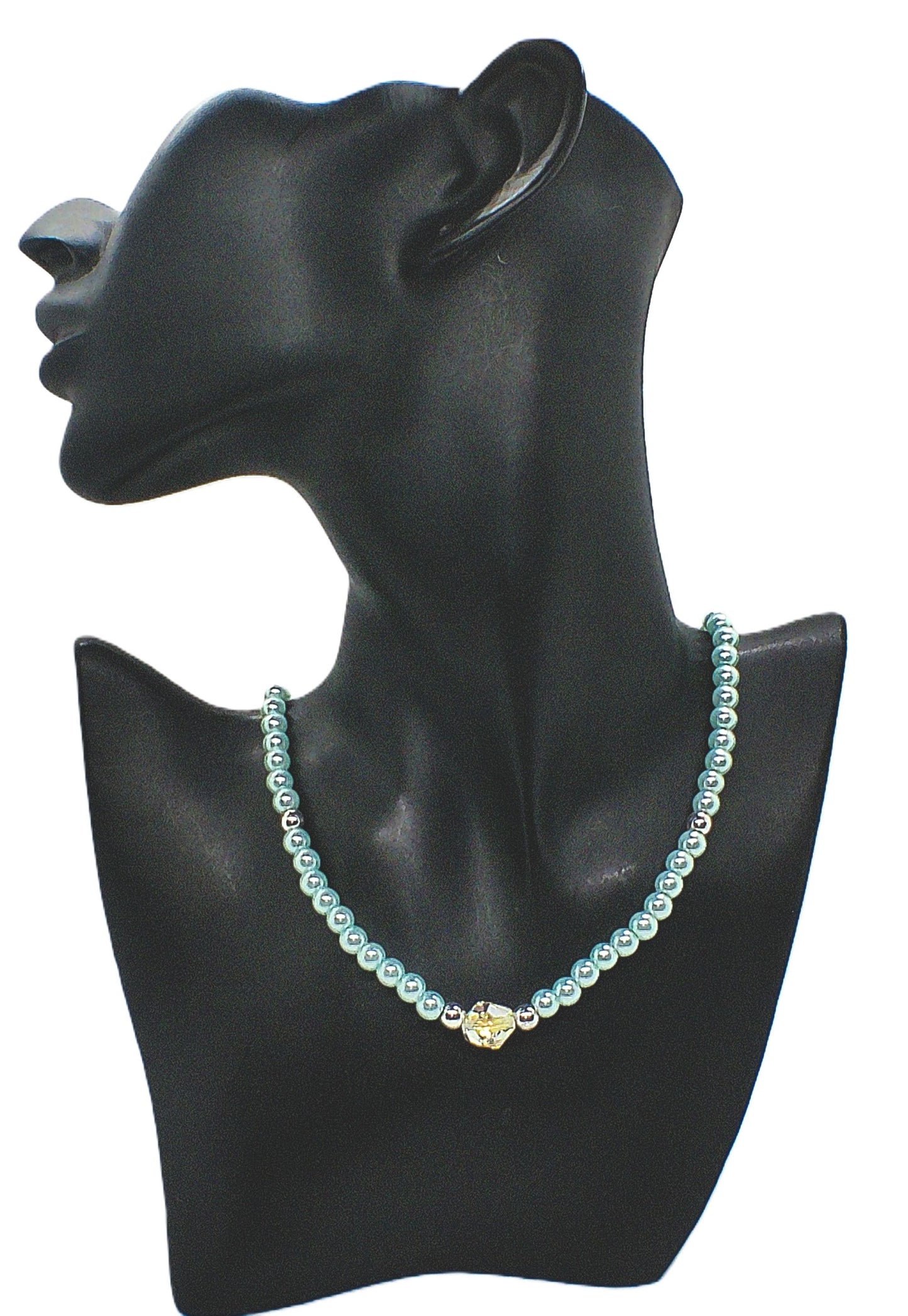 Beautiful Green Goddess B  Necklace