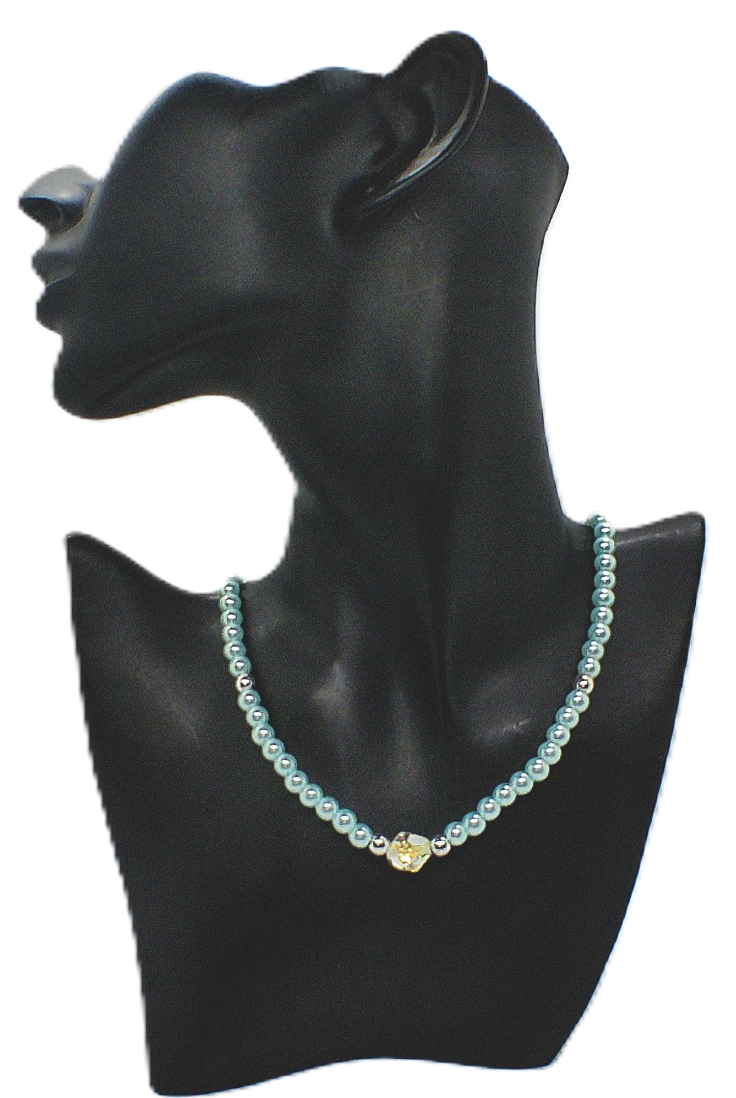 Beautiful Green Goddess B  Necklace