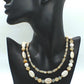 Tantalizing Opal Crystals, Natural Magnesite and Italian Onyx, Two-Strands, Beaded Necklace - crafted by Artistry Jewelry