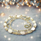 Tantalizing Opal Crystals, Natural Magnesite and Italian Onyx, Two-Strands, Beaded Necklace - crafted by Artistry Jewelry