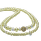 Gorgeous Yellow Pearl Beads,Briolette Crystals, and Cubic Zirconia, One-of-a-Kind Beaded Necklace-handcrafted by Artistry Jewelry