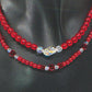 Gorgeous Red, Cosmic Crystal, One-of-a-Kind Necklace-Handcrafted by Artistry Jewelry