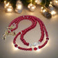 Gorgeous Red, Cosmic Crystal, One-of-a-Kind Necklace-Handcrafted by Artistry Jewelry