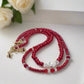 Gorgeous Red, Cosmic Crystal, One-of-a-Kind Necklace-Handcrafted by Artistry Jewelry