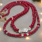 Gorgeous Red, Cosmic Crystal, One-of-a-Kind Necklace-Handcrafted by Artistry Jewelry