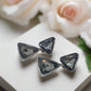 Gorgeous Triangles of Black Diamonds Earrings