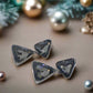 Gorgeous Triangles of Black Diamonds Earrings