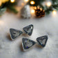 Gorgeous Triangles of Black Diamonds Earrings