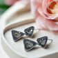 Gorgeous Triangles of Black Diamonds Earrings