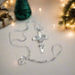 Stunning Heart and Cross Pendant Necklace