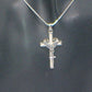 Stunning Heart and Cross Pendant Necklace