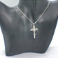 Stunning Heart and Cross Pendant Necklace