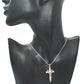 Stunning Heart and Cross Pendant Necklace