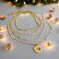 Beautiful Multi-layer Gold Necklace