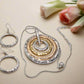 Fantastic Hammered Circles Necklace Set