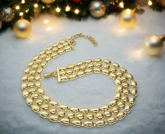 Lovely Layered Curb Chain Necklace