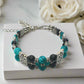 Gorgeous Black and Turquoise Bracelet