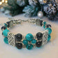 Gorgeous Black and Turquoise Bracelet