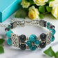 Gorgeous Black and Turquoise Bracelet