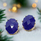 Stunning Navy Blue Studs