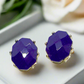 Stunning Navy Blue Studs