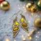 Lovely Gold Dangle Earrings