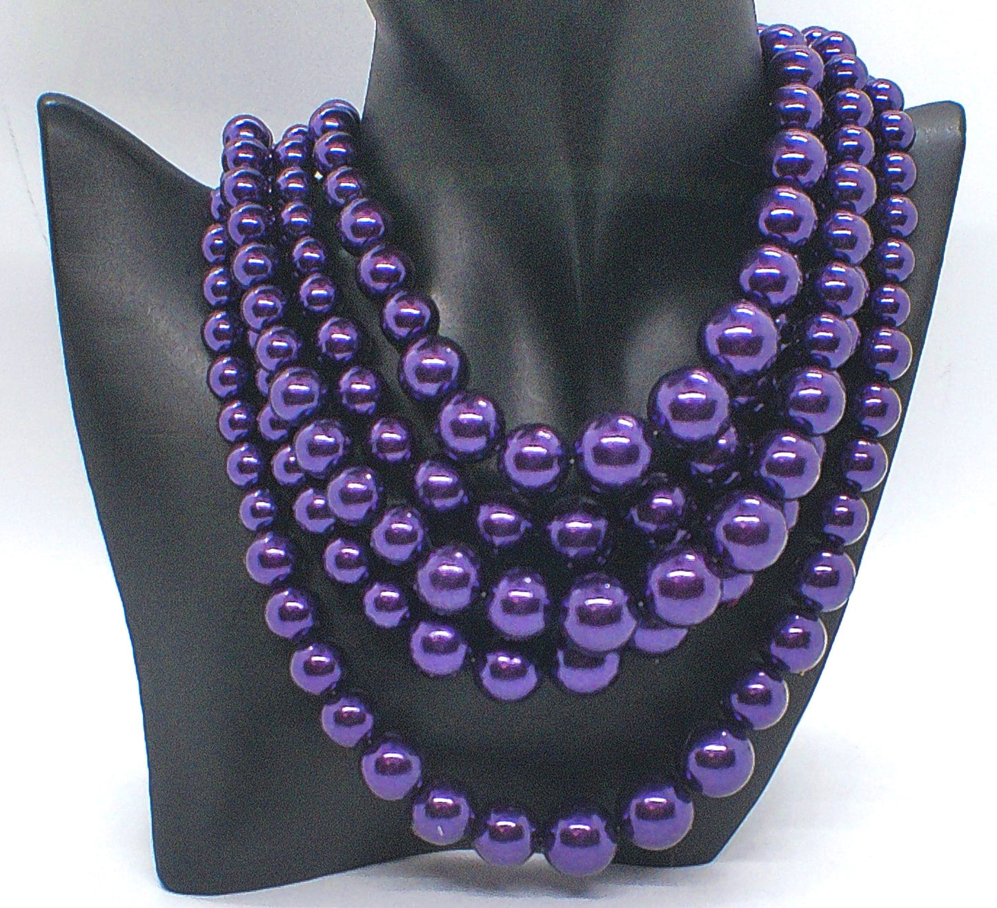 Gorgeous Purple Multi-Strand Necklace Set