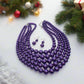 Gorgeous Purple Multi-Strand Necklace Set